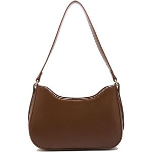 TIANYI-Sac Port&eacute; &eacute;paule en Cuir V&eacute;ritable pour Femme, Sacs &agrave; Main &agrave; Bandouli&egrave;re Tendance, Sac &agrave; Main D&eacute;contract&eacute;, Sacs Fourre-tout R&eacute;tro D&eacute;contract&eacute; pour Shopping, Travail, Voyages - Neuf