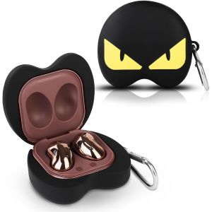 Coque en silicone pour Samsung Galaxy Buds2 Pro (2022), Galaxy Buds 2 (2021), Galaxy Buds Pro (2021), Galaxy Buds Live (2020), Galaxy Buds Live (2020), Coque 3D avec porte-clés pour écouteur.[S489] - Neuf