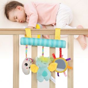 Anneau De Suspension Pour Poussette Et Lit De Bebe, Accessoires Pour Jouets (Bleu) - Neuf