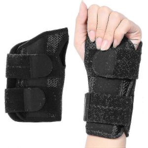 Attelle De Poignet Du Canal Carpien Pour La Tendinite Arthrite,Attelle De Poignet Respirante Soutien De Nuit Bretelles Réglables-S-Gauchers-Noir - Neuf