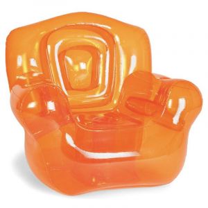 Transparente Gonflable Canape-Siege, Seul Fauteuil Gonflable Pour La Cour - Neuf