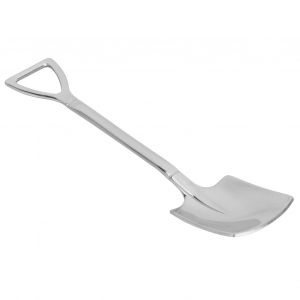 Hjlian Cuillere A Cafe Et A Glace En Acier Inoxydable 304, Cuillere A Dessert Avec Trou De Suspension, Ustensile De Cuisine, Cuillere A Pelle - Neuf