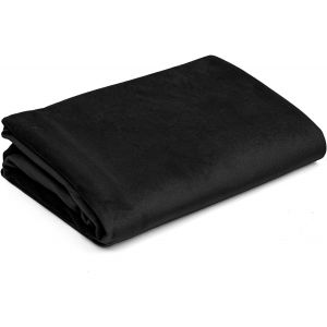 Sjzg-Tissu Au Metre Velours 1m X 160 Cm - Tissu Pour Couture Decoration Et Loisirs Creatifs Ideal Pour Vetements Ameublement Accessoires Et Projets De Couture Diy 2. Noir - Neuf