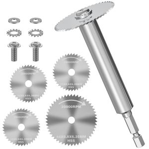Coupe-tube int&eacute;rieur, tige hexagonale 1/4"" PVC sanitaire Coupeurs int&eacute;rieurs coupe-tubes en plastique (lames de scie 32 mm x 3, lames de scie 44 mm x 1) - Neuf