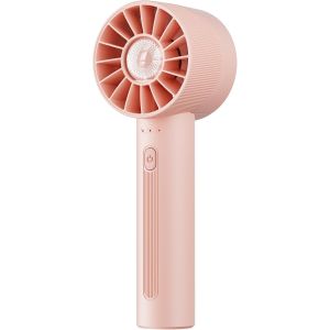 KALANKA-Mini ventilateur portatif, portable, USB, rechargeable, 4 vitesses, silencieux, petit ventilateur rose - Neuf