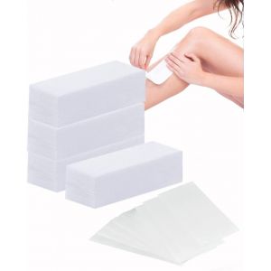 Lot De 400 Bandes De Cire Non Tiss&eacute;e, Pour Cire Chaude Et P&acirc;te &Agrave; Sucre, Pour Tout Type D'&eacute;pilation Sur Les Jambes, La Poitrine, Le Dos, Les Parties Intimes Et Le Visage (7 X 20 Cm) - Neuf