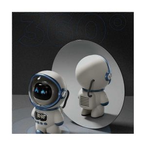 Astronaute Haut-parleur Bluetooth intelligent AI Voix HiFi Audio Audio de bureau Audio multifonctionnel Nouveau num&eacute;rique Ala - Neuf