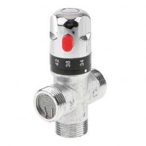 Mitigeur thermostatique solaire &agrave; 3 voies pour chauffe-eau n&deg; 4 DN25 - Neuf