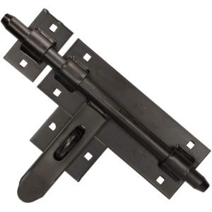 ChenQuanSarl-5907465920094 Verrou À Boulon Noir 270 Mm - Neuf