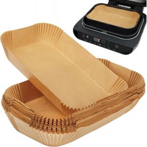 Lot De 100 Doublures Jetables Pour Friteuse À Air Ninja Foodi Max Health Grill [Ag551Uk] - Grands Accessoires En Papier[Z1209] - Neuf