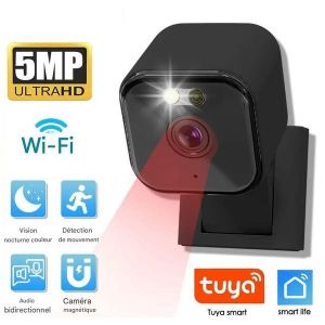 Mini cam&eacute;ra Wi-Fi 1080p audio bidirectionnel vision nocturne - Neuf