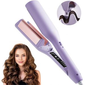 KAL-Boucleur A Cheveux, 32Mm Fer À Friser Oeuf, Fers À Onduler Pour Grandes Boucles, Convient Aux Débutants, Chaleur Homogène, Température Réglable Bigou Français Pour Cheveux Longs/Courts - Neuf