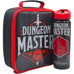 YEMAESRE-Ensemble Sac À Déjeuner Et Bouteille D'Eau Pour Enfants Donjons Et Dragons Avec Paille À Bec Rabattable - Neuf