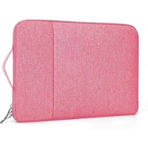 14 Pouces Housse Portable Ordinateur Avec Poign&eacute;e Sac D'Ordinateur L&eacute;ger Avec Poche Pour Accessoires Housse De Transport Compatible Avec Macbook Pro Hp Dell Lenovo Asus, Rose[COM910323] - Neuf