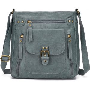 Sac Femmes Sac À Bandoulière Petits Sacs À Main Sac À Bandoulière Femmes Sac Femmes Sac À Main De Taille Moyenne Sac À Main En Cuir Sac À Main En Cuir Pu Cuir Synthétique (Peacock Blue)[H1994] - Neuf
