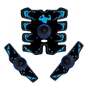 Ems-Entraîneur Abdominal Électrique Sans Fil,3 En 1,Aste Par Usb,Appareil Intelligent Pour La Musculation Des Bras - Type Ensemble #A - Neuf