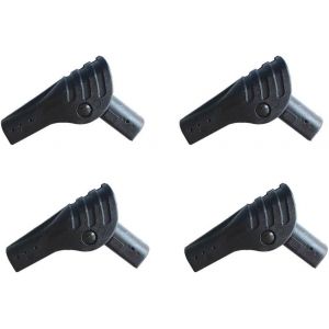 Yemaesre-Lot De 4 Raccords De Barre De Support De Tente - Connecteur Pliable - Adaptateur De Barre De Support En Nylon - Accessoires De Tente - Neuf