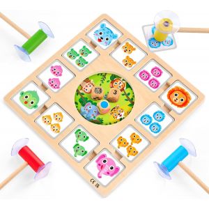 Eryi-Jeux De Société, D'actions, D'adresse Et Rapidité Pour Enfants Dès 4 5 6 Ans, Jeu De Dés A Jouer En Famille De 2 À 4 Joueurs - Réflexion Et Amusement Garanti - Neuf