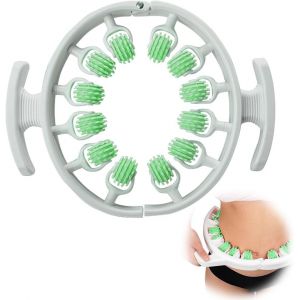 Masseur Anti Cellulite, Rouleau De Massage Muscles, Rouleau De Massage Anti-Cellulite, Masseur Anti-Cellulite Efficace Avec Poign&eacute;es Amovibles, Soulage La Fatigue, Vert - Neuf