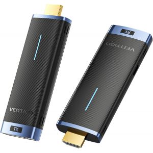 CHECARZHN--NO1-Hdmi Sans Fil 50 M, Transmetteur Hdmi Sans Fil 1080P@60Hz Plug & Play, Émetteur Récepteur Support 5G 2,4/5 Ghz Diffusion Vidéo Audio, Compatible Pc Ordinateur Portable Moniteur Project - Neuf