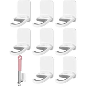 PATB-Accroche Balai Mural et Support Balai ¿ Accroche et Rangement Optimaux pour Vos Balais, sans Percer ! - Neuf