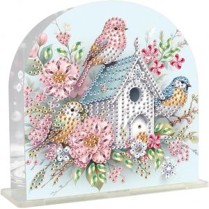 Eryi-Peinture Diamant Porte Serviette De Table Cuisine 15x15 Cm Diamond Painting Support De Serviette Papier Pour Table Distributeur De Serviettes Pour Restaurants Cafés Cuisines Oiseaux - Neuf