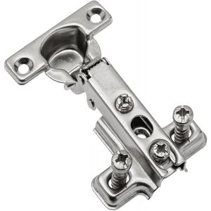 4 X Mini Charnières Porte Placard - Charnières De Placard Ø26mm - Charnière Invisible - Charnière De Cuisine Pour Porte D'armoire - Charnières De Meuble - Charnières De Porte Existante - Neuf