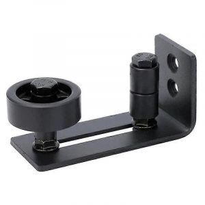 Guide de sol de porte de grange coulissante robuste,rouleau r&eacute;glable,panneau de sol et de porte sans dommage () - Neuf