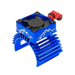 540 550 3650 3660 3674 Moteur Dissipateur Thermique RC Voiture Radiateur Ventilateur Bleu - Neuf