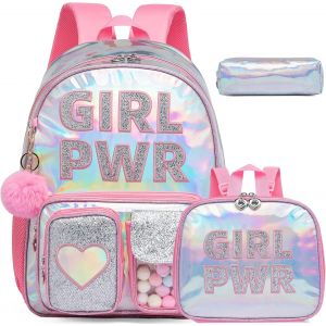 KALSC-Sac À Dos Enfant Cartable Fille,Sac A Fille Maternelle École Primaire Convient Aux Filles Avec Ms,Gs,Cp,Ce1,Ce2,Cm1,Cm2 Sac Ecole Grande Section De Haute Qualité - Neuf