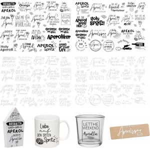 Rub On Lot De 4 Autocollants D'environ A5 19 X 14 Cm Film Lavable Pour D&eacute;coration De No&euml;l, Keraflott, Maison, Meubles, Verre, Bois, Album Photo, D&eacute;coration Diy, Esth&eacute;tique Des Autocollants - Neuf