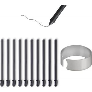 10X Pointes de Remplacement pour Wacom Pro Pen 2/Slim/3D&Classic Pen, Mobile Studio Pro(DTHW1320/1620),Cintiq Pro(DTH1320/1620/2421/3221&DTK2421),Cintiq 16(DTK1660/1661),Intuos Pro(PTH460/660/860) - Neuf