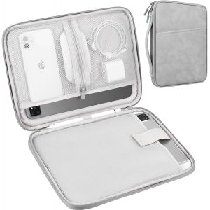 LORANKA-Tablette Housse pour 11"" iPad A16, 11"" iPad Pro M5 M4, 11"" iPad Air M3 M2, 10.9"" iPad, 10.2"" iPad, 10.9"" iPad Air, 10.5"" iPad Pro, IPad Air 3 2, Galaxy Tab A9+, Apple Smart Keyboard, Gris - Neuf