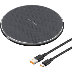 JGD-Chargeur sans Fil 35W Rapide, Station de Recharge Induction USB C, Chargeur Induction 35W Compatible avec iPhone 17/16/15/14/13/12, Galaxy S24/S23/S22/S21 - Neuf