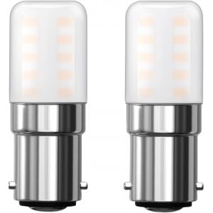 Ampoule 12v 24v B15d Led Lampe 4w Blanc Chaud 2700k,Pour Camping-Car,Solaire,Camper Marine,Frigo,Machine À Coudre,Hotte,Lot De 2 - Neuf