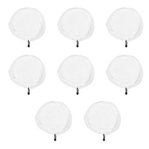 8 Pcs Chiffon En Microfibre Tampon Pour H2O X5 Nettoyeur De Vapeur Vadrouille - Neuf