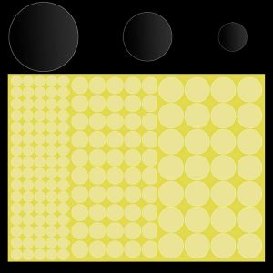 2160 Pi&egrave;ces Clair Rond Autocollants Adh&eacute;sifs, Emballage De D&eacute;tail Transparent &Eacute;tiquettes De Sceau, D'enveloppe Autocollants Transparents &Eacute;tiquettes De Sceau Pour L'emballage Cadeau Et Artisanat - Neuf