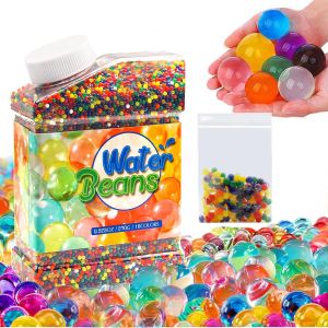 Mevronisshop-Perles D'eau, 50 000 Perles Color&eacute;es, D&eacute;coratives Et Color&eacute;es, Non Toxiques Et Biod&eacute;gradables, Perles De Gel Pour Fleurs Et Plantes - Neuf