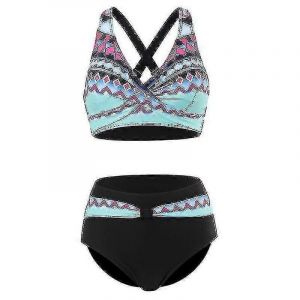2022 Nouveau Bikini Taille Haute Maillot De Bain Femmes Push Up Maillot De Bain Bikini Set Maillots De Bain Femmes Maillot De Bain De Plage Xxl A - Neuf