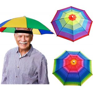Lot De 3 Chapeaux Parapluie Camouflage Pour Pêche Et Plage - Neuf