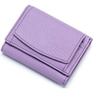 Portefeuille Femme Cuir Porte Monnaie Femme Petit Avec Fermeture Éclair Poche À Monnaie Mini Portefeuille Femme, Bleu - Neuf