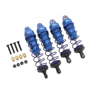 Amortisseur RC avant arrière en alliage d'aluminium, pièces de mise à niveau, amortisseur à ressort RC pour HSP pour Traxxas 1/10 RC voiture bleu foncé - Neuf