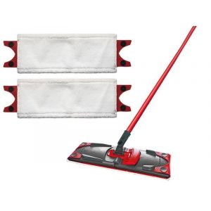 Lot de 2 tampons blancs pour serpill&egrave;res Vileda Ultramat et UltraMax - Neuf