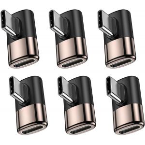 KALANKA-Adaptateur USB C à Angle Droit 90 Degrés - Mâle à Femelle Extension Thunderbolt Type C pour MacBook Pro, IMAC, iPad Pro, Commutateur Nintendo et Autres Périphériques - Neuf