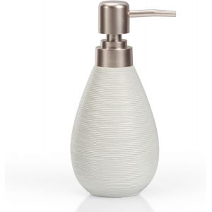 KAL-Distributeur De Savon En Céramique Fait À La Main, Robuste, Design Unique, Facile À Nettoyer/Recharger, Pour Hôtel, Maison, Restaurant, Lotion, Huile De Massage - Neuf