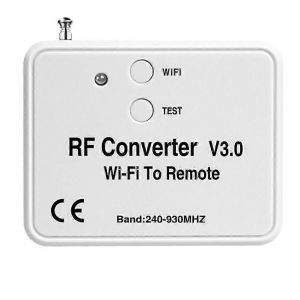 Convertisseur de télécommande Wifi Rf Radio Fréquence Télécommande Wifi 240-930mhz pour porte de garage de maison intelligente - Neuf