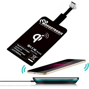 Ayu-Usb Type C Qi Compatible Avec Samsung Galaxy S22 S22+ S21 Fe Ultra 5g S20+ A54 A34 A14 A73 A53 A33 A23 A13 A04s Note Z Flip 3 Xcover 4s 5 6 | Récepteur Sans Fil À Induction | Chargeur | Récepteur - Neuf