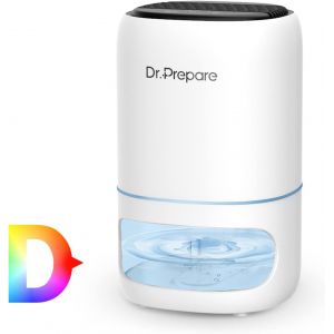 lbgwp60-Deshumidificateur Electrique Deshumidificateur D Air 1L Deshumidificateurs Pour Chambre À Coucher Deshumidificateurs La Maison Portable Et Ultra Silencieux, Chambre, Bains, Armoire - Neuf