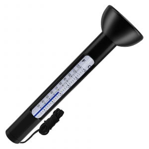 Thermomètre pour piscines et bains à remous, pour piscine flottante avec cordon, pour espaces intérieurs et extérieurs - Neuf