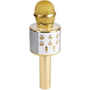 Microphone Karaoké - MAX - KM01 - Sans fil Bluetooth - Haut-parleur intégré - Modificateur de voix - Neuf
